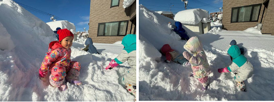 豪雪地帯岩見沢 雪あそびが始まりました★2024年
