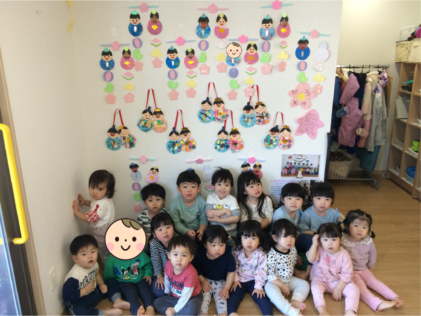 ２０２５年３月３日は、ひなまつりのお祝いをしました