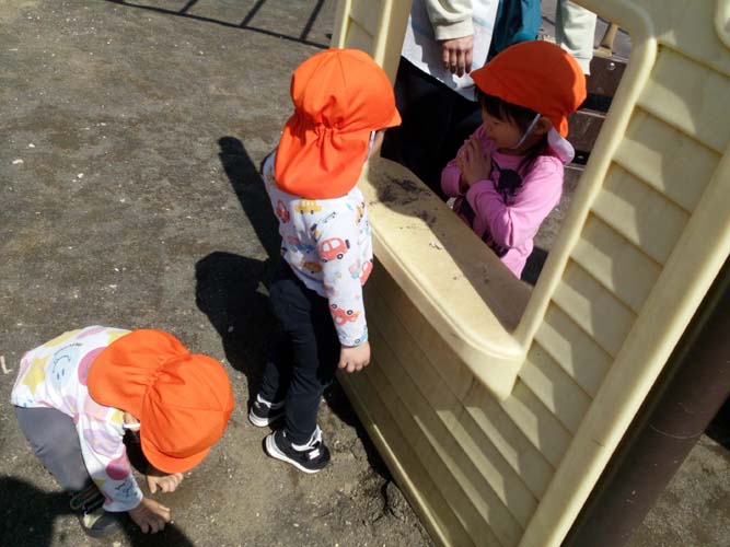 2025年春の戸外遊び