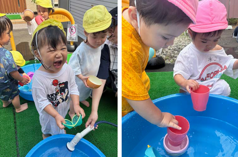 2025年6月お誕生会・水遊び・青空給食★2