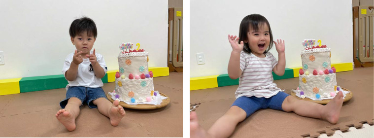 2025年6月お誕生会・水遊び・青空給食★5