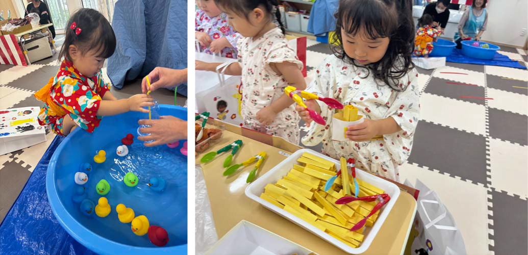 2025年8月お誕生会・夏祭り★