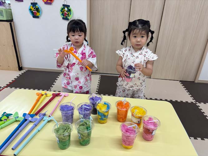 2025年8月お誕生会・夏祭り★