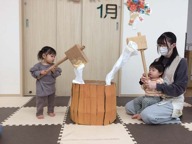 2026年1月お誕生会・おもちつき★